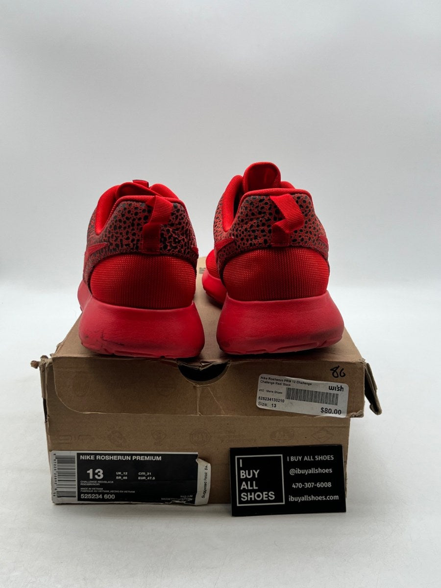 Nike Roshe Run Safari Challenge Red 13 (Lightly Worn Pre-Owned) - Image 3