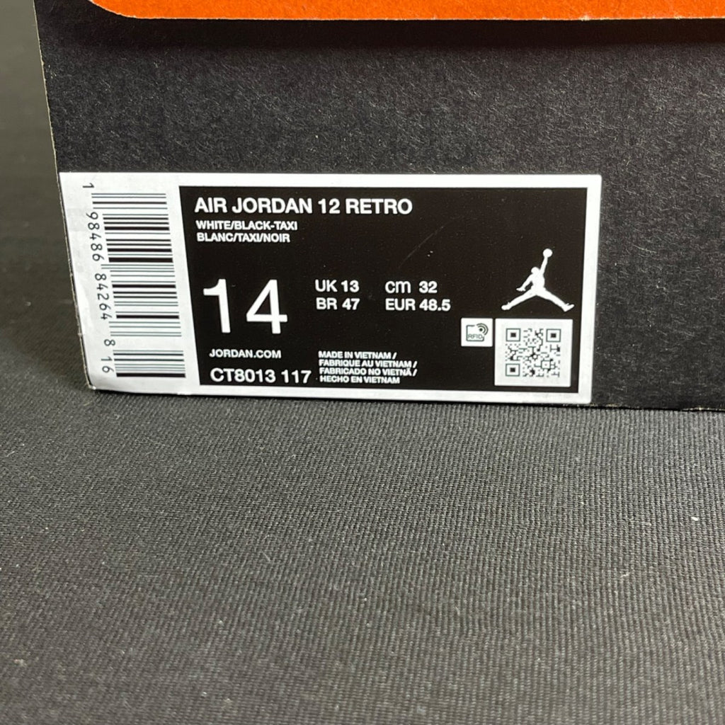 Jordan 12 Retro Taxi (2025) (Size 14) - Image 7