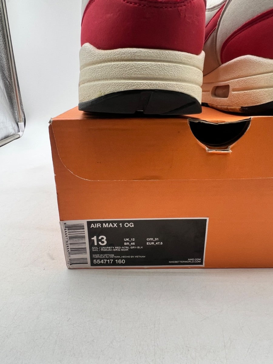 Nike Air Max 1 OG Vintage 13 (Moderately Worn Pre-Owned) - Image 4