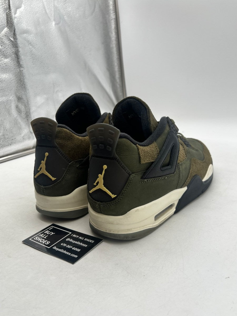 Jordan 4 Retro SE Craft Medium Olive 9.5 (Moderately Worn Pre-Owned) - Image 5