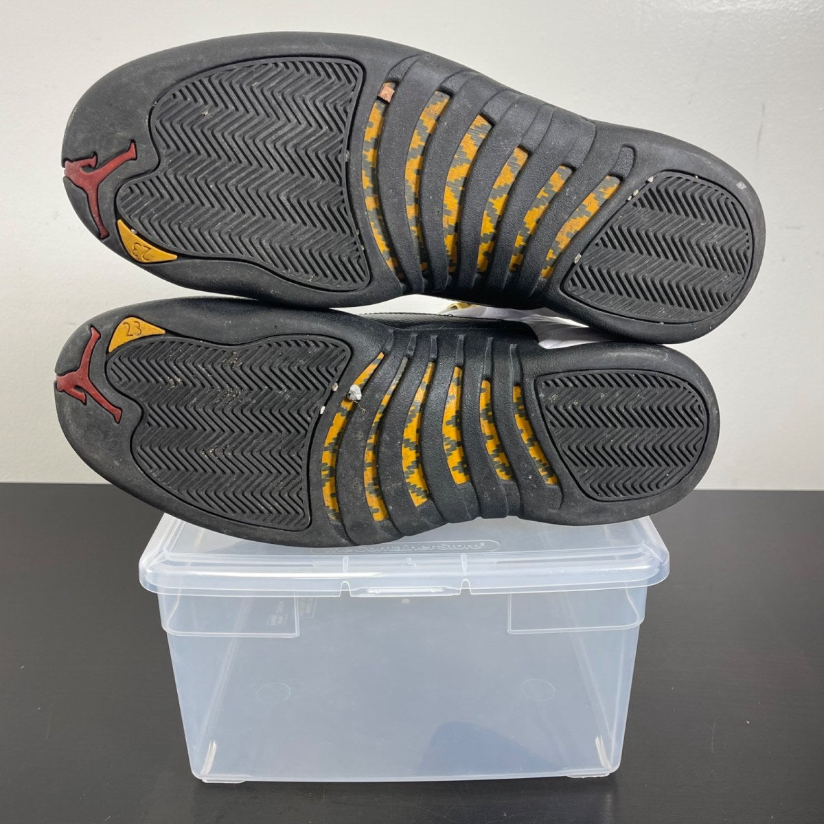 Jordan 12 Retro Taxi (2013) 12 (Moderately Worn Pre-Owned)JordanWhite/Black-Taxi - Image 5