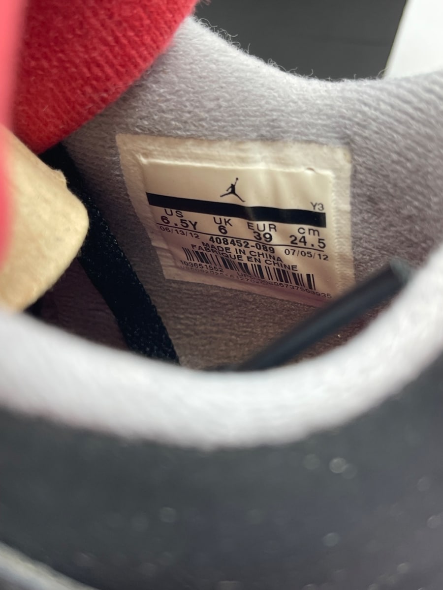 Jordan 4 Retro Black Cement (2012) (GS) (Size 6.5Y) - Image 8