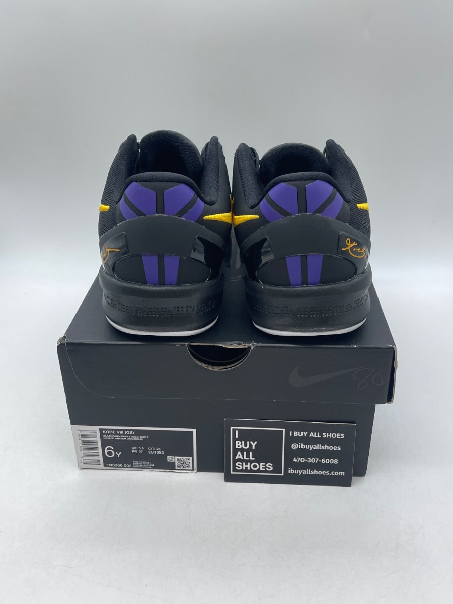 Nike Kobe 8 Lakers Away (GS) 6Y (Moderately Worn Pre-Owned) - Image 3