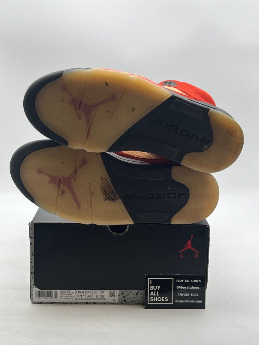 Jordan 5 Retro Dunk on Mars (Women's) 11.5W (Lightly Worn Pre-Owned) - Image 8