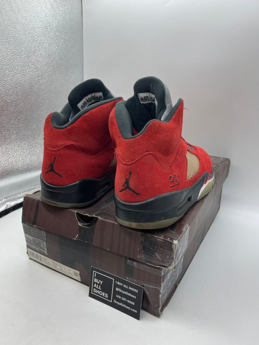 Jordan 5 Retro Raging Bull Red (2021) 12 (Moderately Worn Pre-Owned) - Image 5