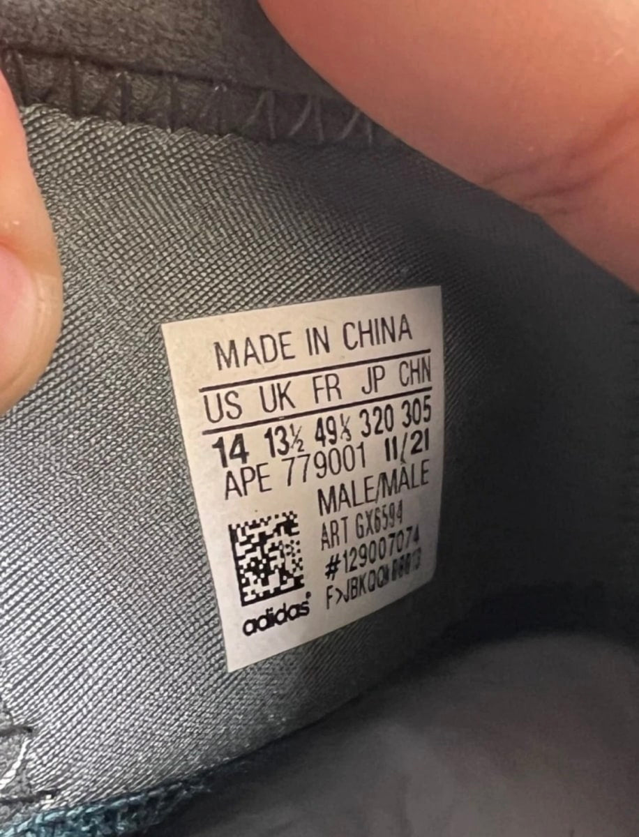 adidas Yeezy QNTM Mono Carbon 14 (Moderately Worn Pre-Owned)adidasMono Carbon/Mono Carbon/Mono Carbon - Image 8