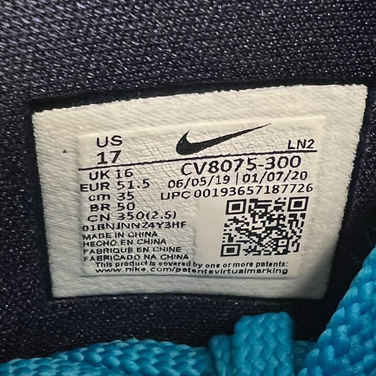 Nike LeBron 17 Mr. Swackhammer 17 (New Pre-Owned)NikeGhost Green/College Navy-Orange Trance-Laser Blue - Image 6