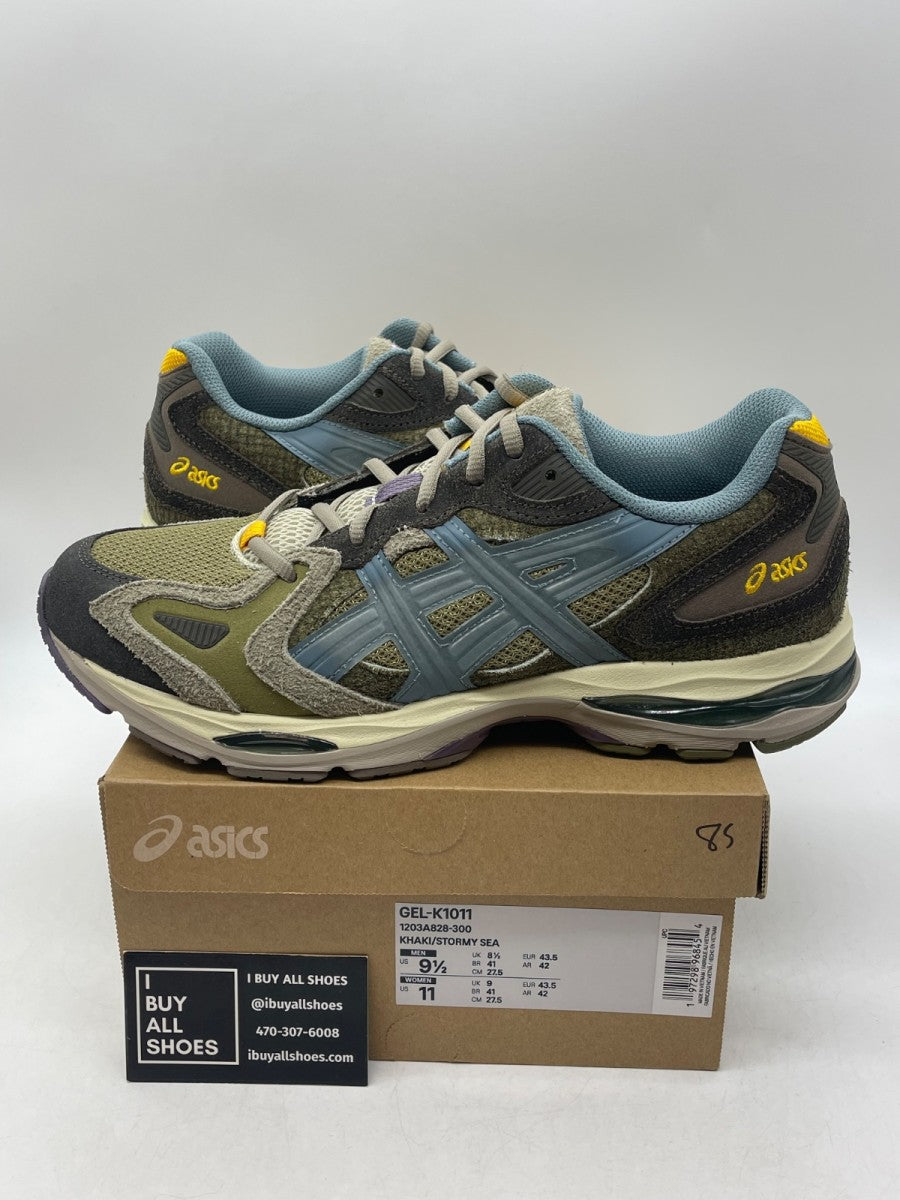 ASICS Gel-K1011 Sneaker Politics Live Oak 9.5 (Moderately Worn Pre-Owned) - Image 1