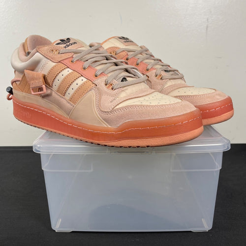 adidas Forum Low Bad Bunny Pink Easter Egg 10.5 (Moderately Worn Pre-Owned)adidasPink/Dark Pink - Image 1
