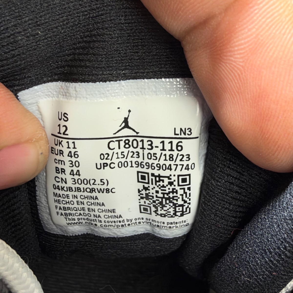 Jordan 12 Retro Cherry (2023) (Size 12) - Image 7