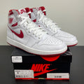 Jordan 1 Retro Metallic Red (2017) 9.5 (Moderately Worn Pre-Owned)JordanWhite/Varsity Red - Image 1