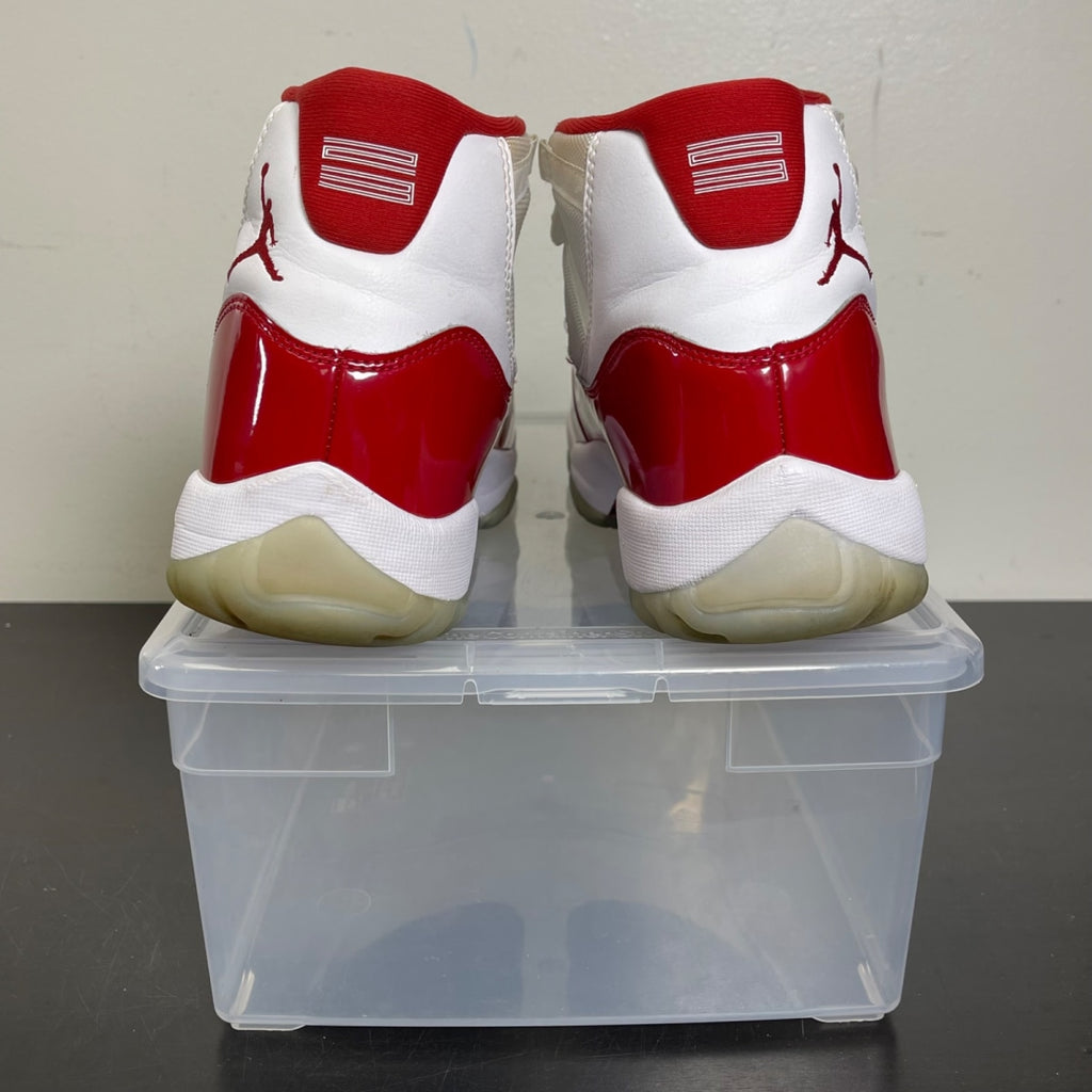 Jordan 11 Retro Cherry (2022) 11 (Moderately Worn Pre-Owned)JordanWhite/Varsity Red/Black - Image 4