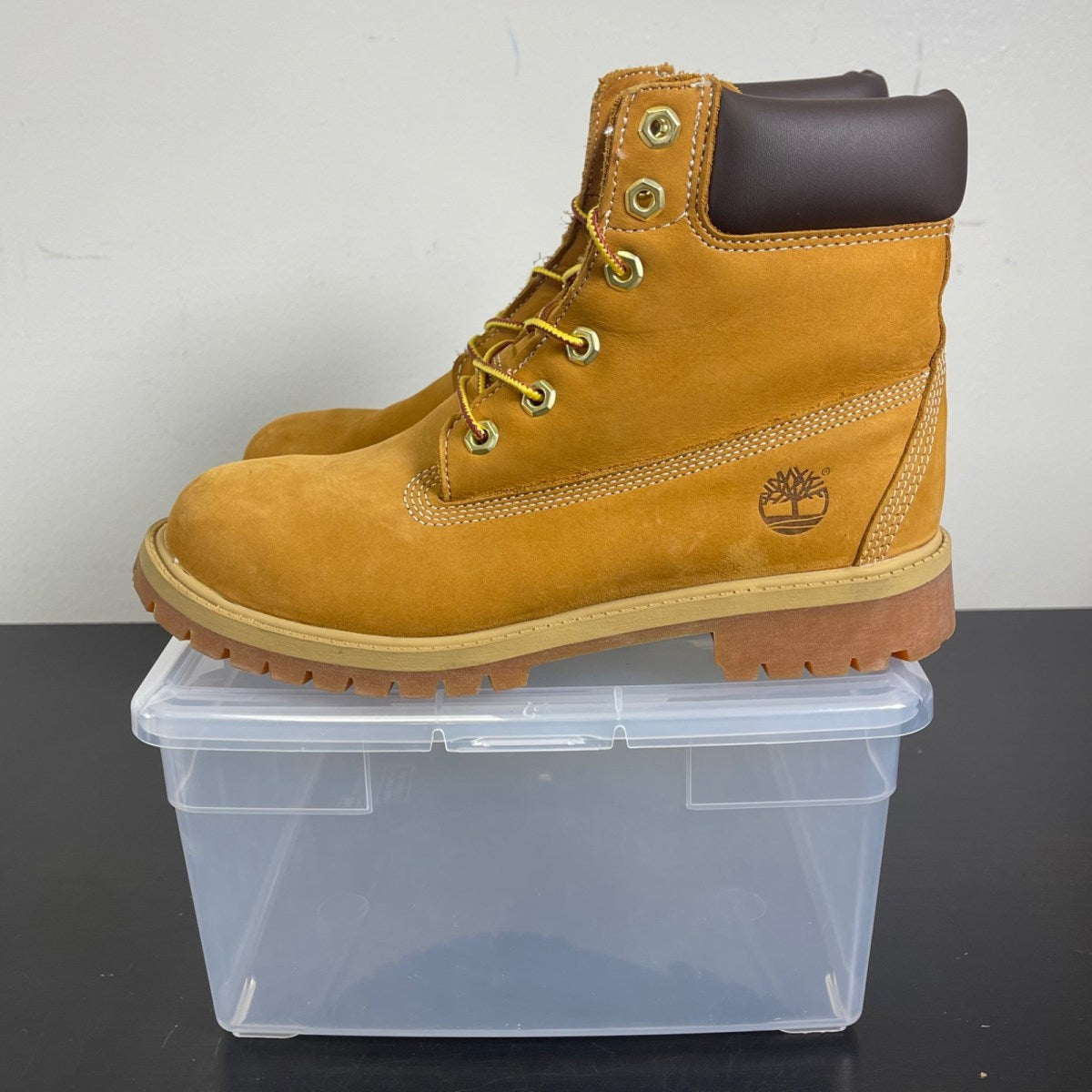 Timberland 6 Inch Premium Junior 'Wheat' 6 (Moderately Worn Pre-Owned)Timberland - Image 4