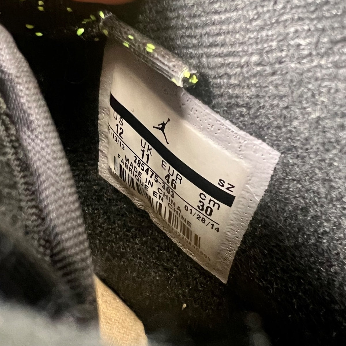 Jordan 2 Retro Nightshade 12 (New Pre-Owned)JordanNightshade/Volt Ice-Black-Pure Platinum - Image 6