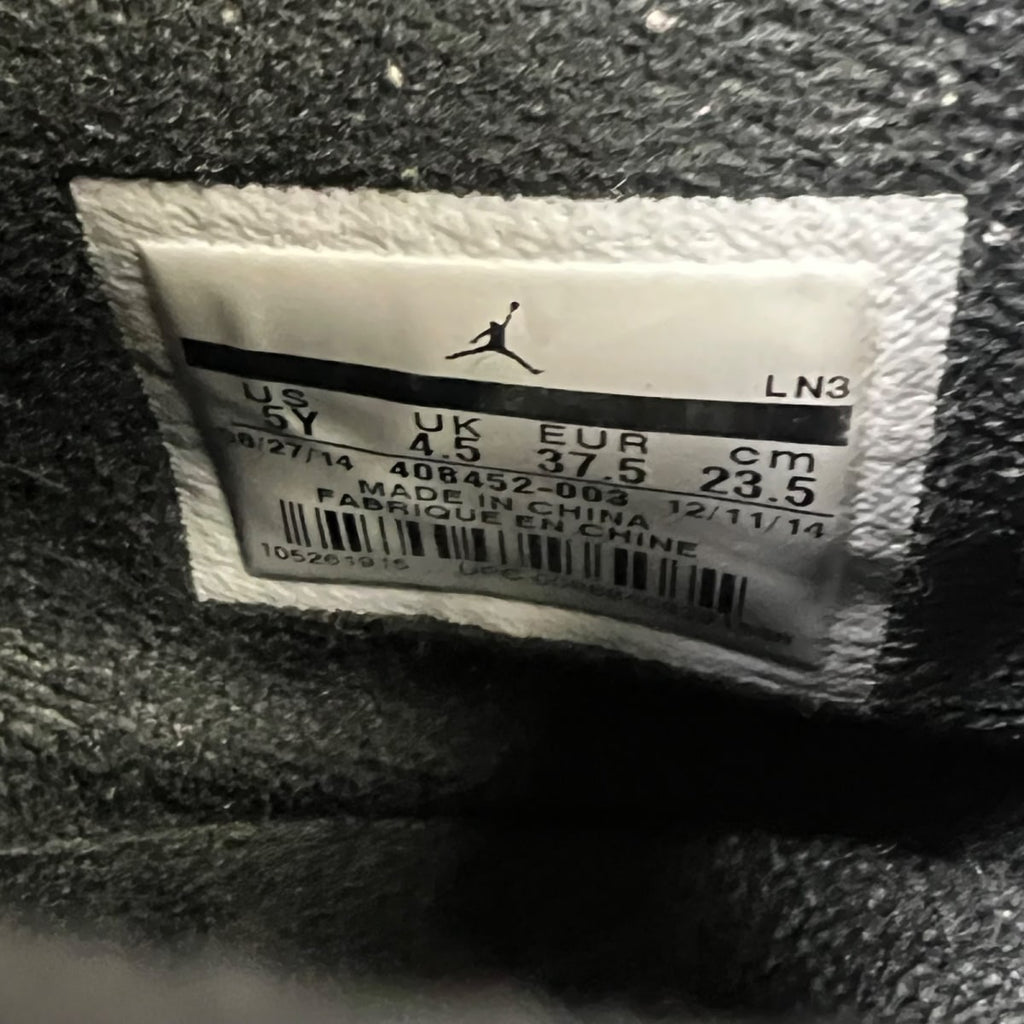 Jordan 4 Retro Oreo (2015) (GS) 5Y (Moderately Worn Pre-Owned)JordanBlack/Tech Grey-White - Image 7