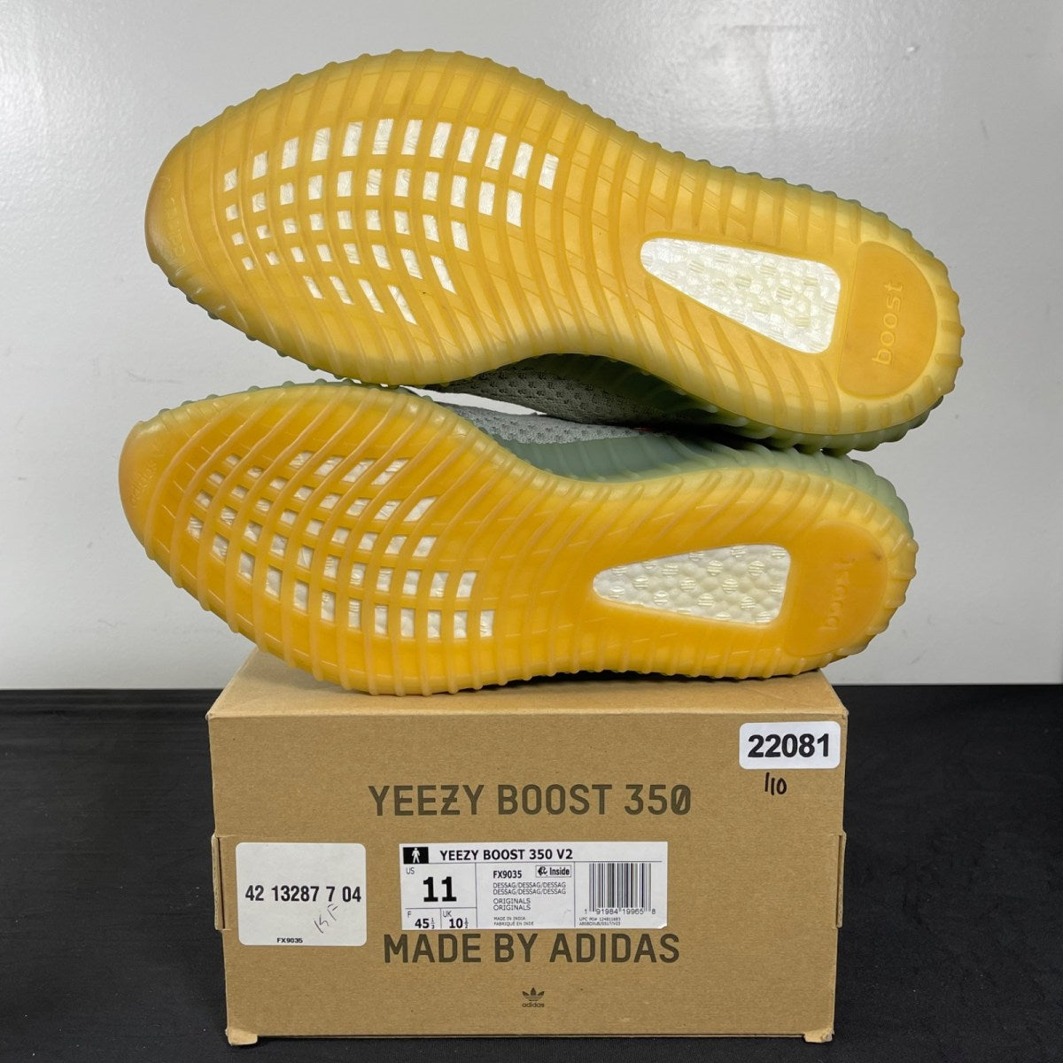 adidas Yeezy Boost 350 V2 Desert Sage 11 (Moderately Worn Pre-Owned)adidasDesert Sage/Desert Sage/Desert Sage - Image 5