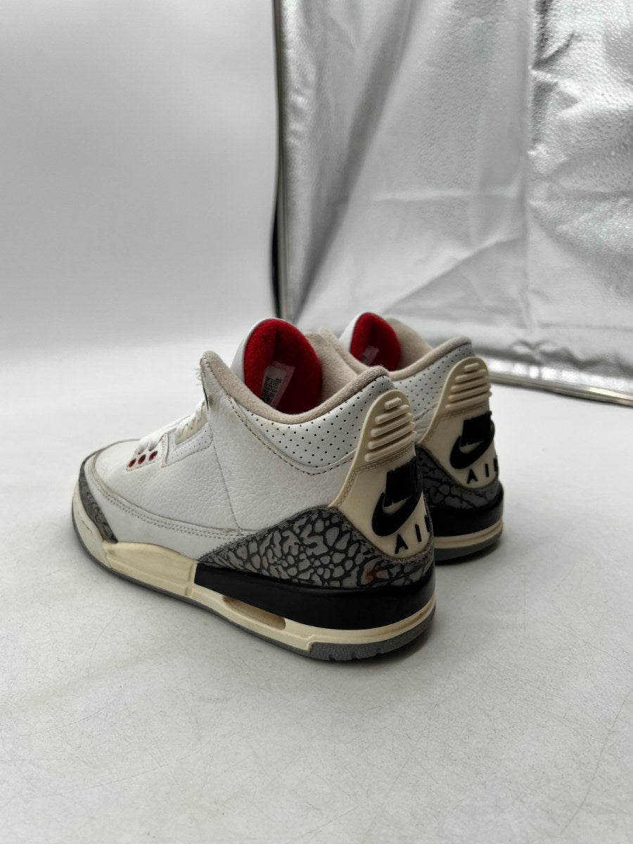 Jordan 3 Retro White Cement Reimagined (GS) 3.5Y (Moderately Worn Pre-Owned) - Image 4