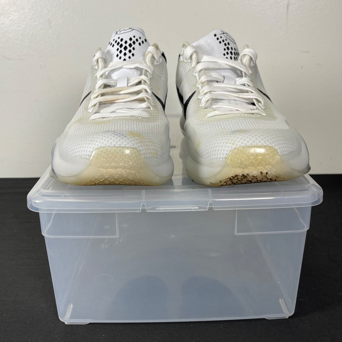 Nike Kobe 10 Fundamentals 10 (Moderately Worn Pre-Owned)NikeWhite/Black-Wolf Grey - Image 2