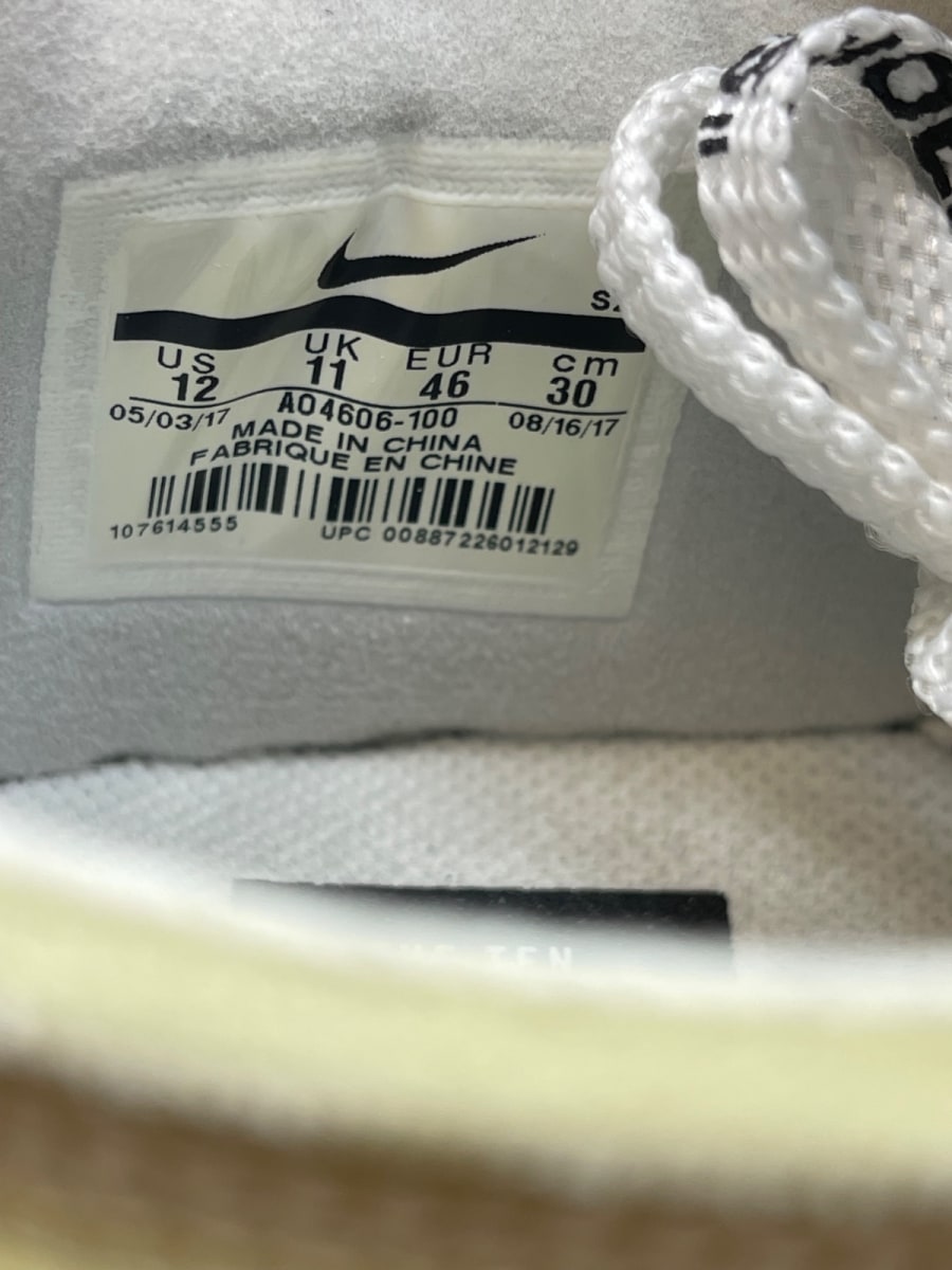 Nike Air Force 1 Low Off-White 12 (Moderately Worn Pre-Owned)