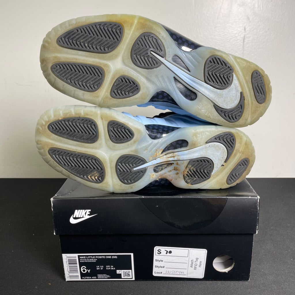 Nike Little Posite One Psychic Blue (GS) (Size 6Y) - aux