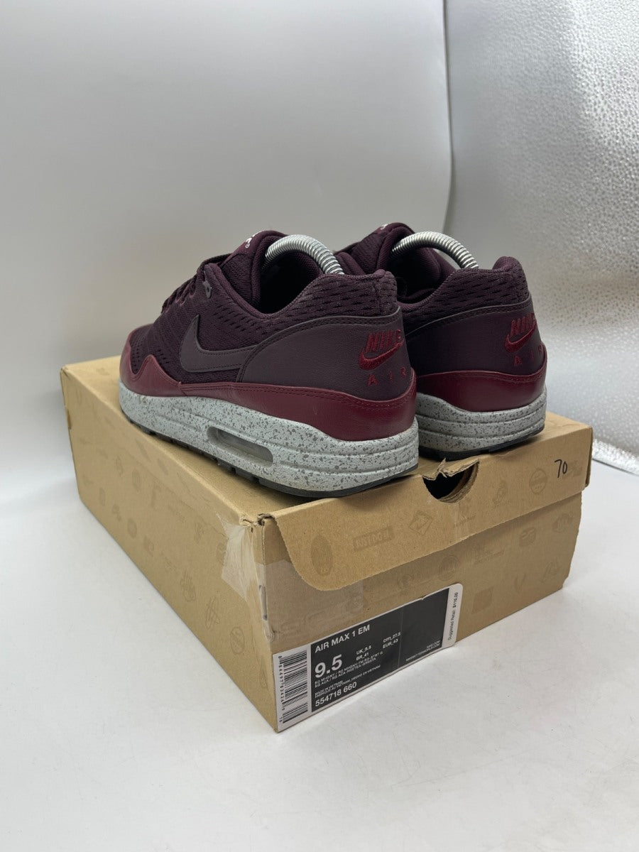 Nike Air Max 1 EM London 9.5 (Moderately Worn Pre-Owned)NikeRedmhgny/Red Mhgny-Team Red-Strt G - Image 4