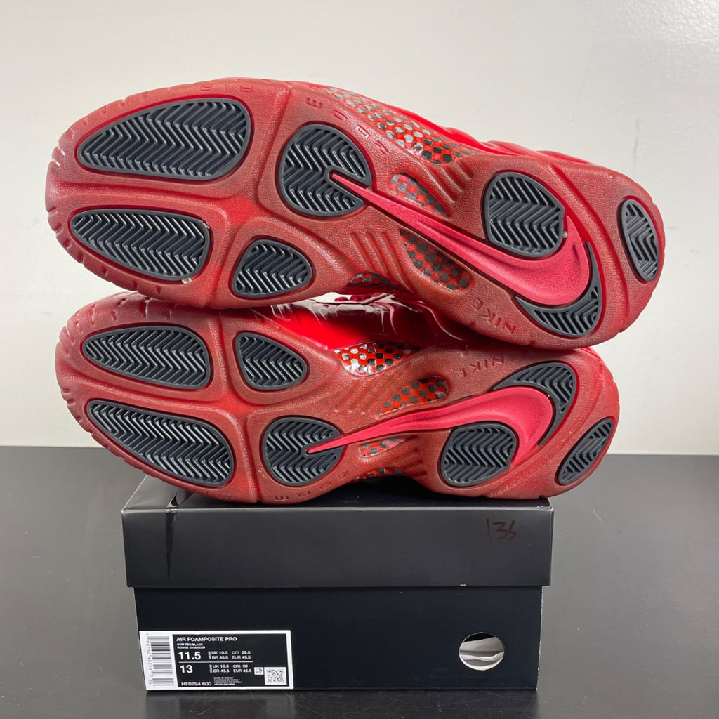Nike Air Foamposite Pro Red October (2026) 11.5 (Moderately Worn Pre-Owned)NikeGym Red/Black - Image 5