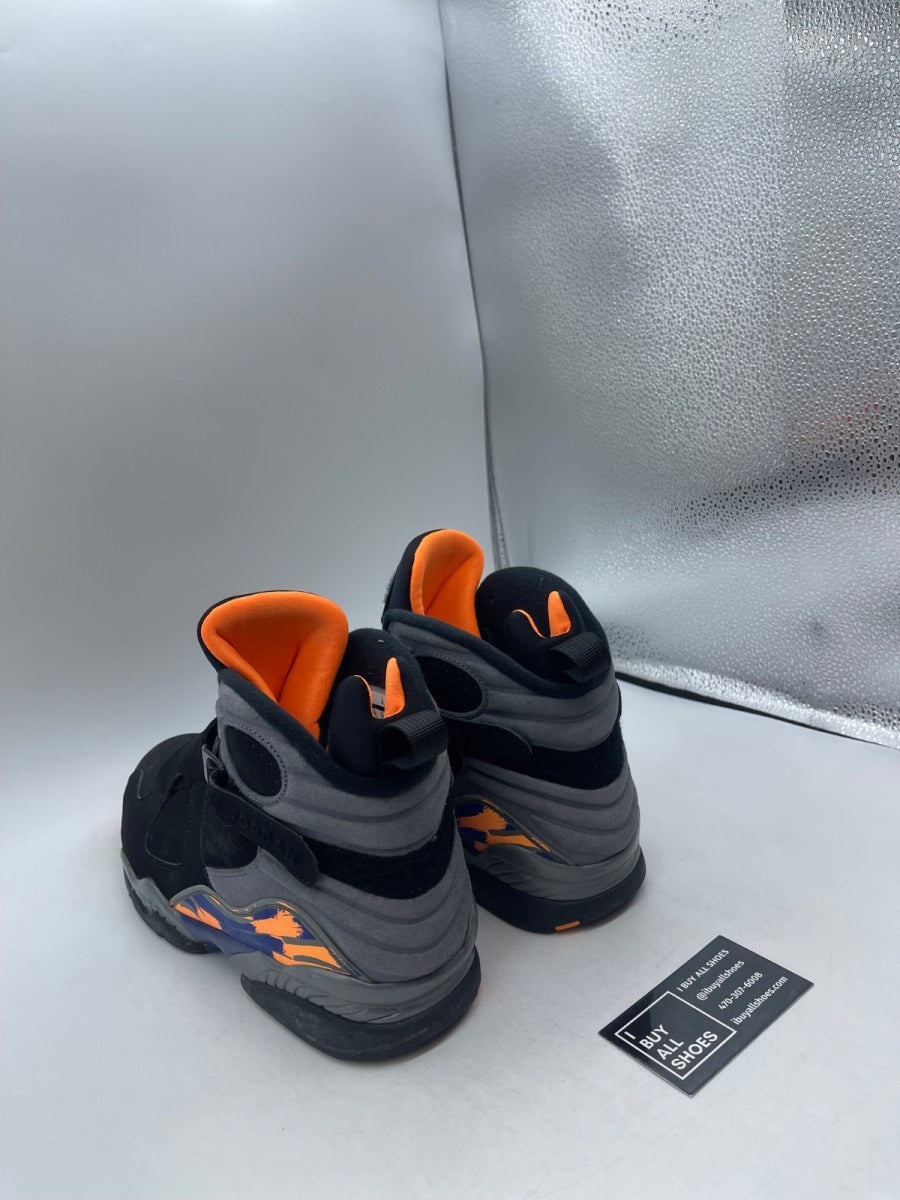 Jordan 8 Retro Phoenix Suns 12 (Heavily Worn Pre-Owned) - Image 4
