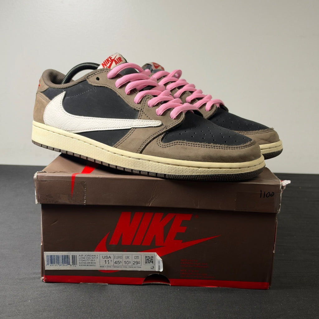 Jordan 1 Retro Low OG SP Travis Scott Mocha (Size 11.5) - Image 1