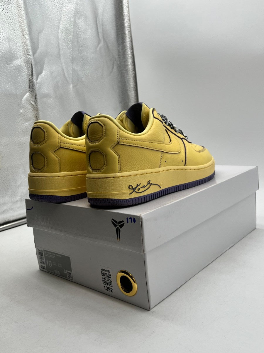 Nike Air Force 1 Low Protro Kobe Bryant Mamba Mentality 10 (Lightly Worn Pre-Owned)NikeSoft Yellow/Soft Yellow - Image 4