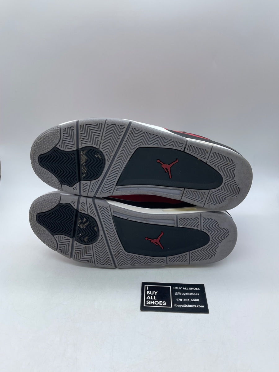 Jordan 4 Retro Toro Bravo 11.5 (Moderately Worn Pre-Owned) - Image 7