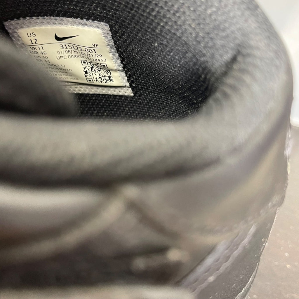 Nike Air Force 1 Mid Black (2016) 12 (Moderately Worn Pre-Owned)NikeBlack/Black - Image 6