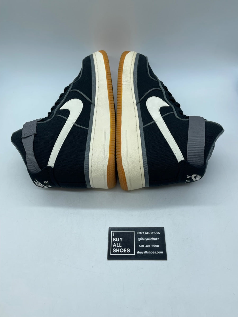 Nike Air Force 1 High 07 LV8 'Black Orange Gum' 11.5 (Moderately Worn Pre-Owned) - Image 6