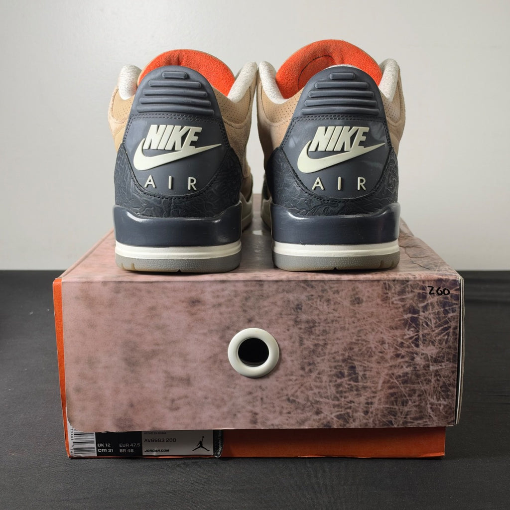 Jordan 3 Retro JTH Bio Beige (Size 13) - Image 4