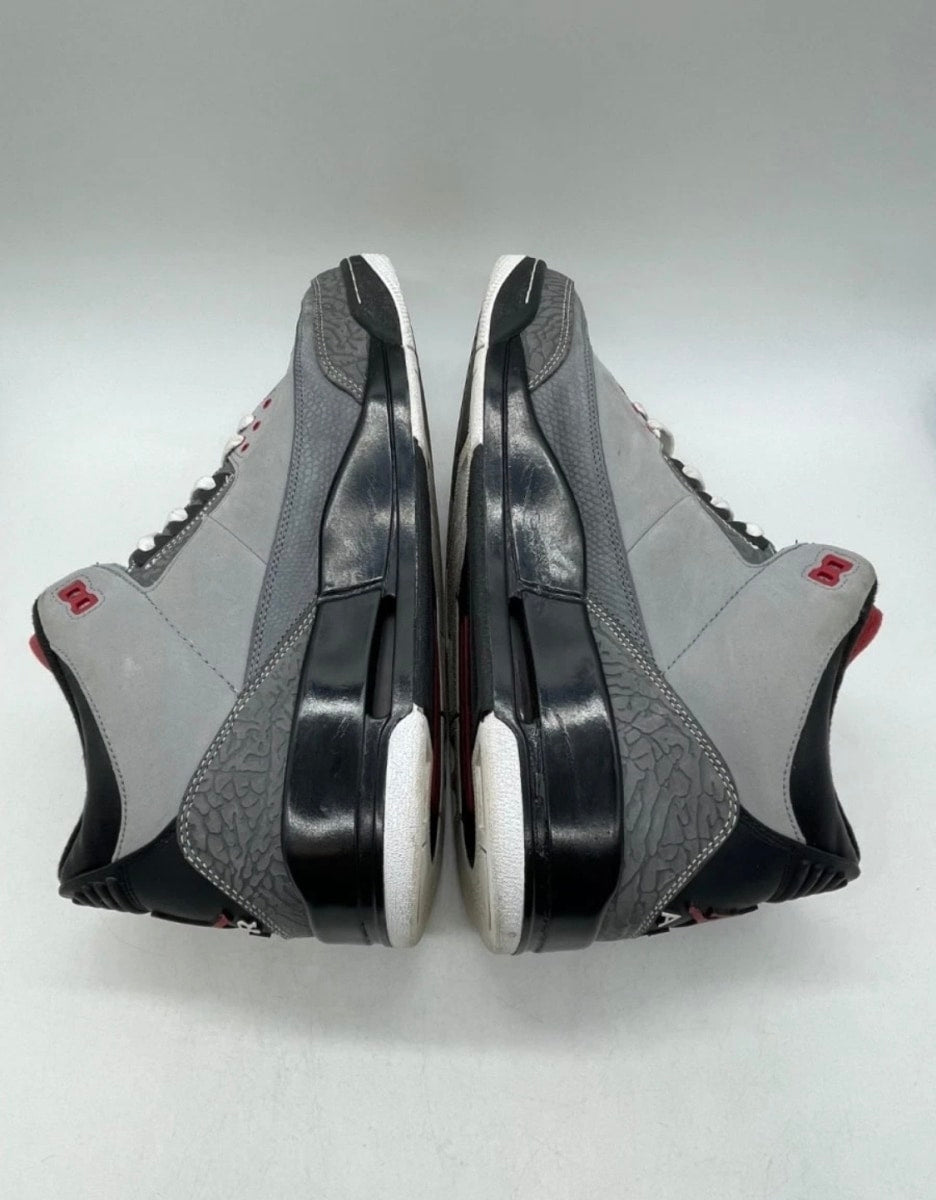 Jordan 3 Retro Wolf Grey 13 (Moderately Worn Pre-Owned)JordanWolf Grey/Metallic Silver/Black/White - Image 8