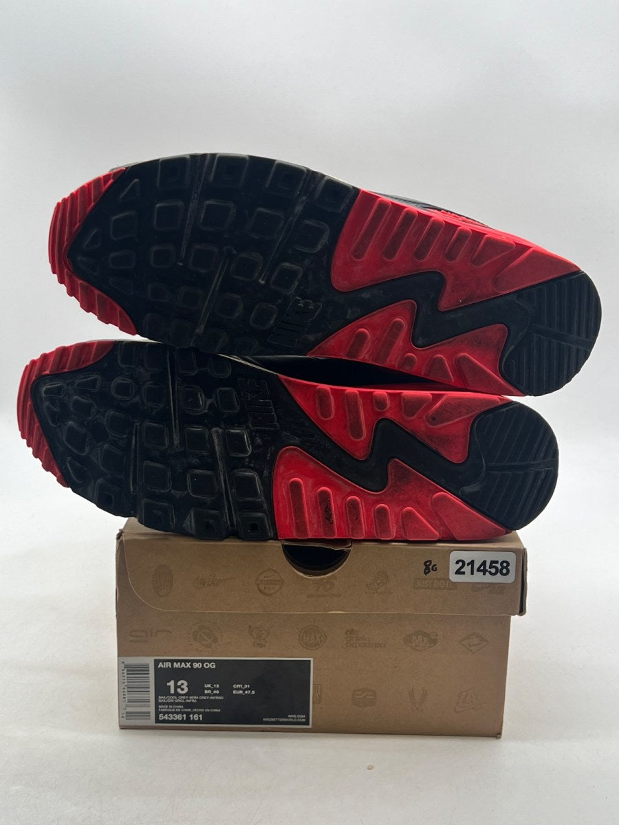 Nike Air Max 90 Infrared Vintage (2013) 13 (Moderately Worn Pre-Owned) - Image 8
