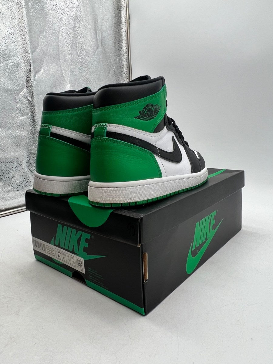 Jordan 1 Retro High OG Lucky Green 8 (Moderately Worn Pre-Owned) - Image 5