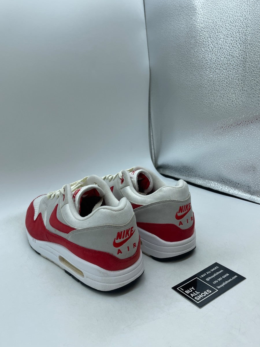 Nike Air Max 1 Anniversary Red (2017/2018 Restock Pair) 12 (Moderately Worn Pre-Owned) - Image 4