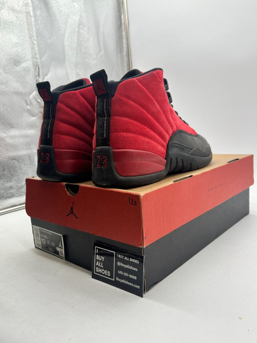 Jordan 12 Retro Reverse Flu Game 10 (Moderately Worn Pre-Owned) - Image 5