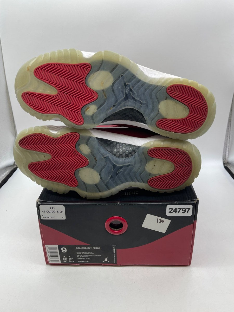 Jordan 11 Retro Win Like 96 9 (Moderately Worn Pre-Owned)JordanGym Red/Black-White - Image 7