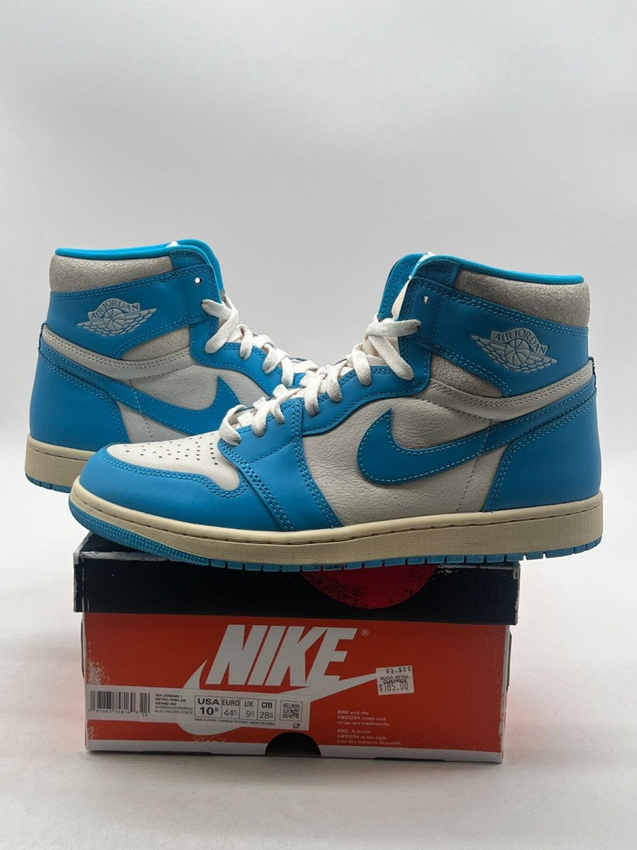 Jordan 1 Retro High OG UNC Reimagined 10.5 (Lightly Worn Pre-Owned) - Image 1