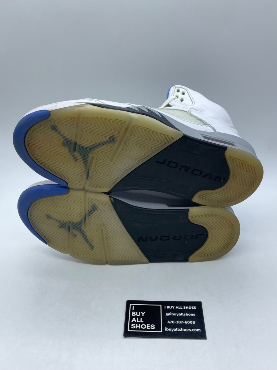 Jordan 5 Retro White Stealth (2021) 9.5 (Moderately Worn Pre-Owned) - Image 7