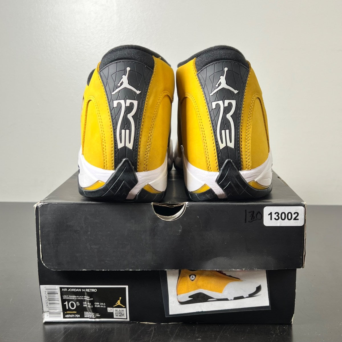 Jordan 14 Retro Light Ginger (2022) 10.5 (Lightly Worn Pre-Owned)JordanLight Ginger/Black/White - Image 5