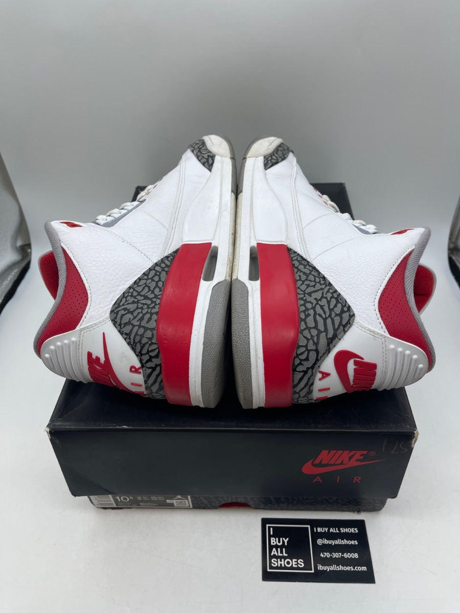 Jordan 3 Retro Fire Red (2022) 10.5 (Heavily Worn Pre-Owned) - Image 6