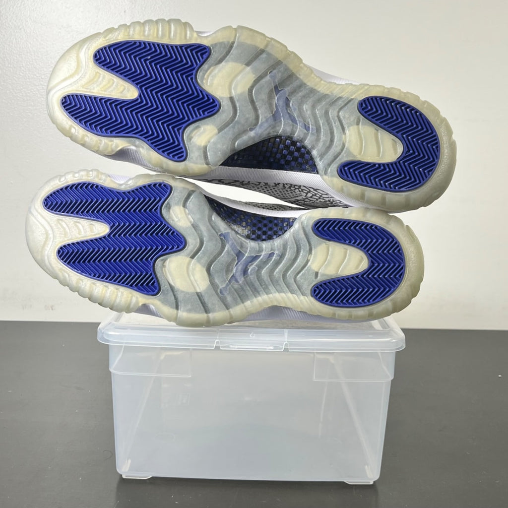 Jordan 11 Retro Low IE Cobalt (2015) 13 (New Pre-Owned)JordanWhite/Cobalt-Zen Grey-Cement Grey - Image 5