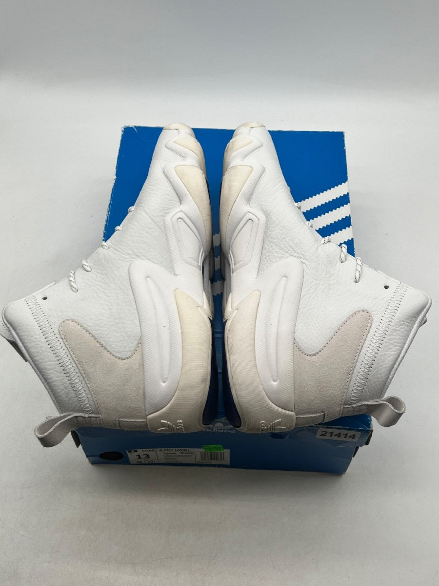 adidas Crazy 8 Adv Running White 13 (Lightly Worn Pre-Owned) - Image 9