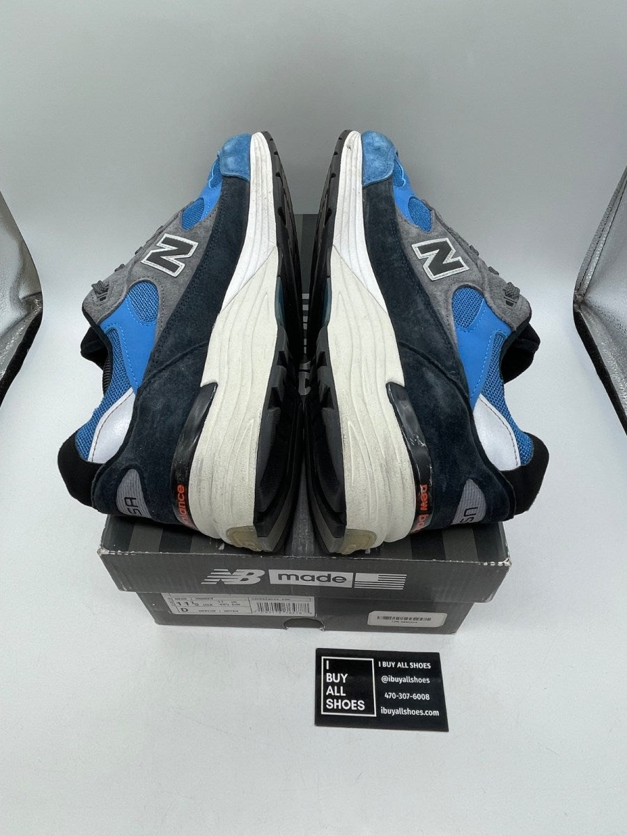 New Balance 992 Black Blue Grey 11.5 (Moderately Worn Pre-Owned) - Image 6