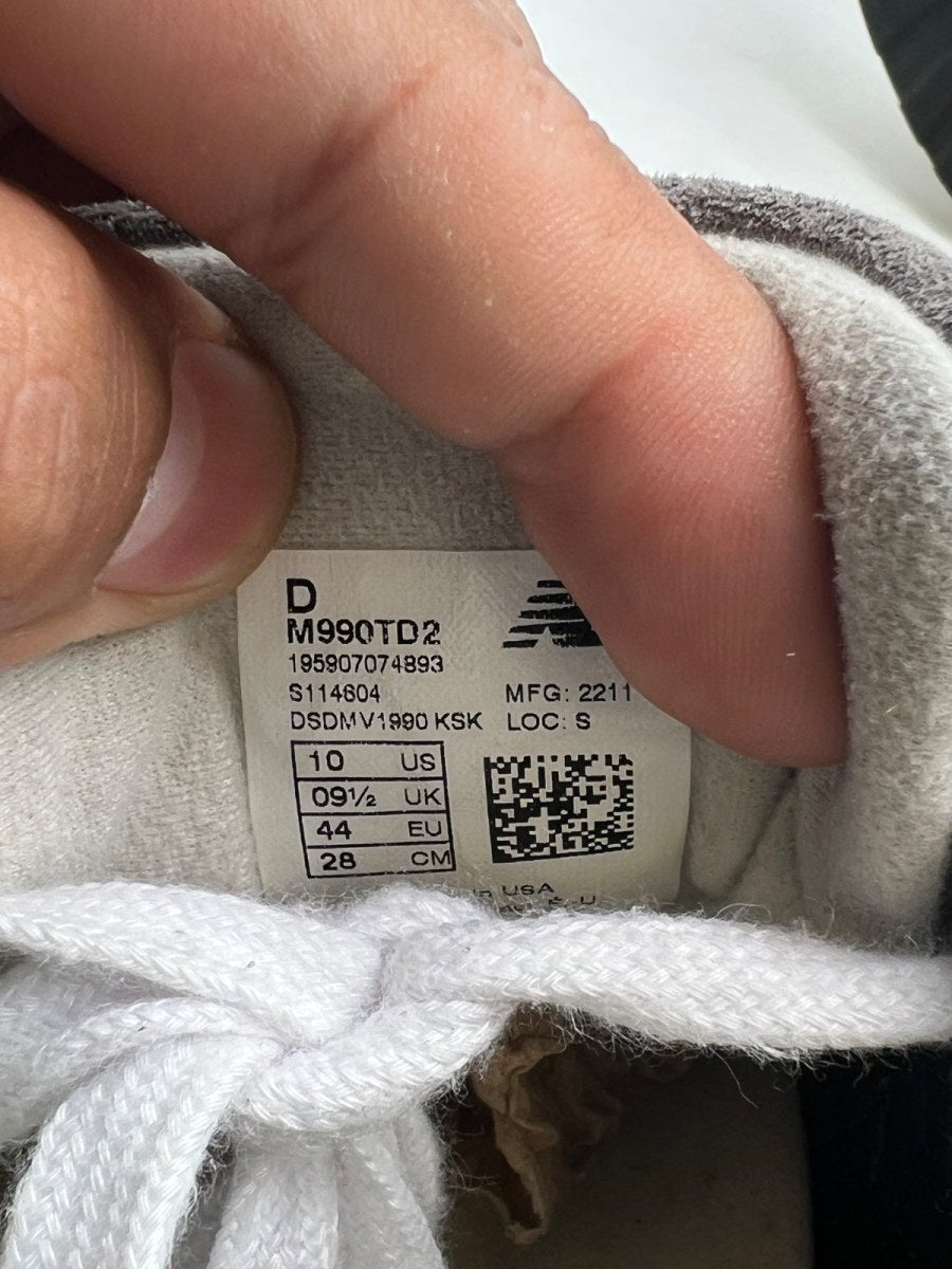 Teddy Santis x New Balance 990v2 Made in USA 'Marblehead' 10 (Lightly Worn Pre-Owned) - Image 6