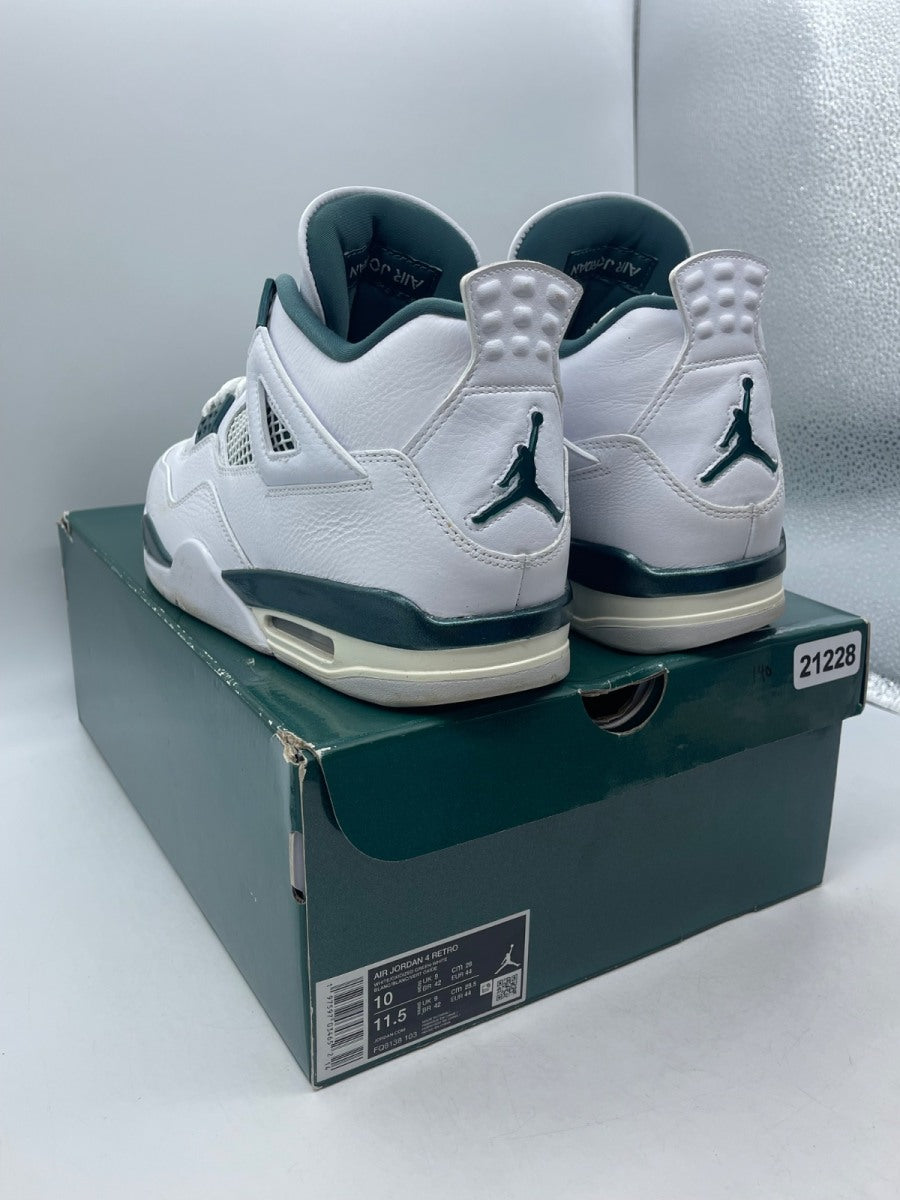 Jordan 4 Retro Oxidized Green 10 (Moderately Worn Pre-Owned) - Image 4