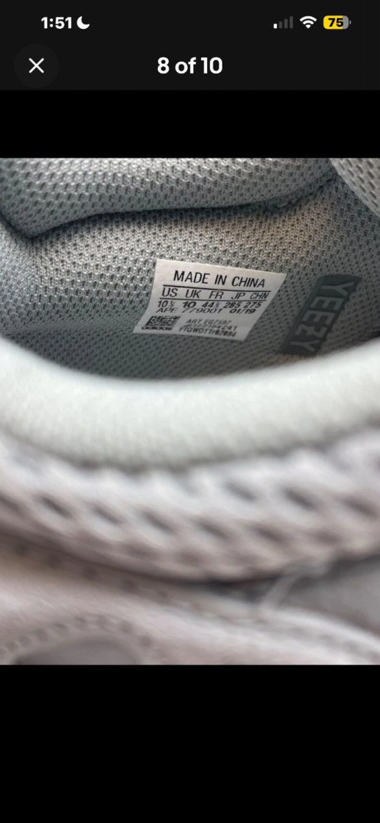 adidas Yeezy Boost 700 Inertia 10.5 (Lightly Worn Pre-Owned)adidasGrey/Grey/Inertia - Image 8