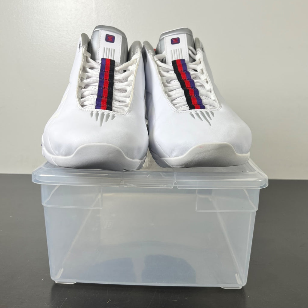 Nike Shox BB4 Toronto Raptors 14 (New Pre-Owned)NikeWhite/Metallic Silver-Court Purple - Image 2